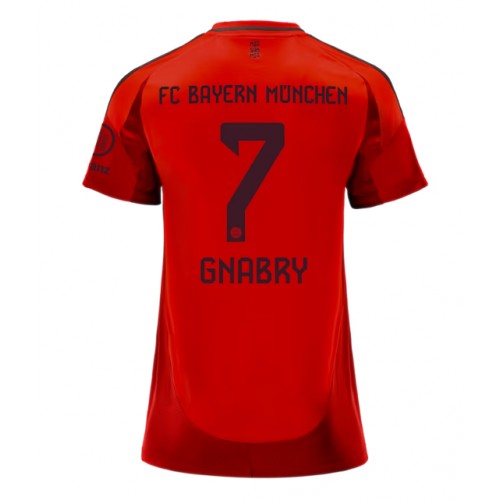 Fotbalové Dres Bayern Munich Serge Gnabry #7 Dámské Domácí 2024-25 Krátký Rukáv